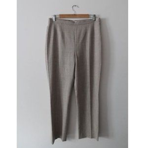 Moschino Cheap & Chic Straight Leg Trouser with Pleat in Virgin Wool Size US 12